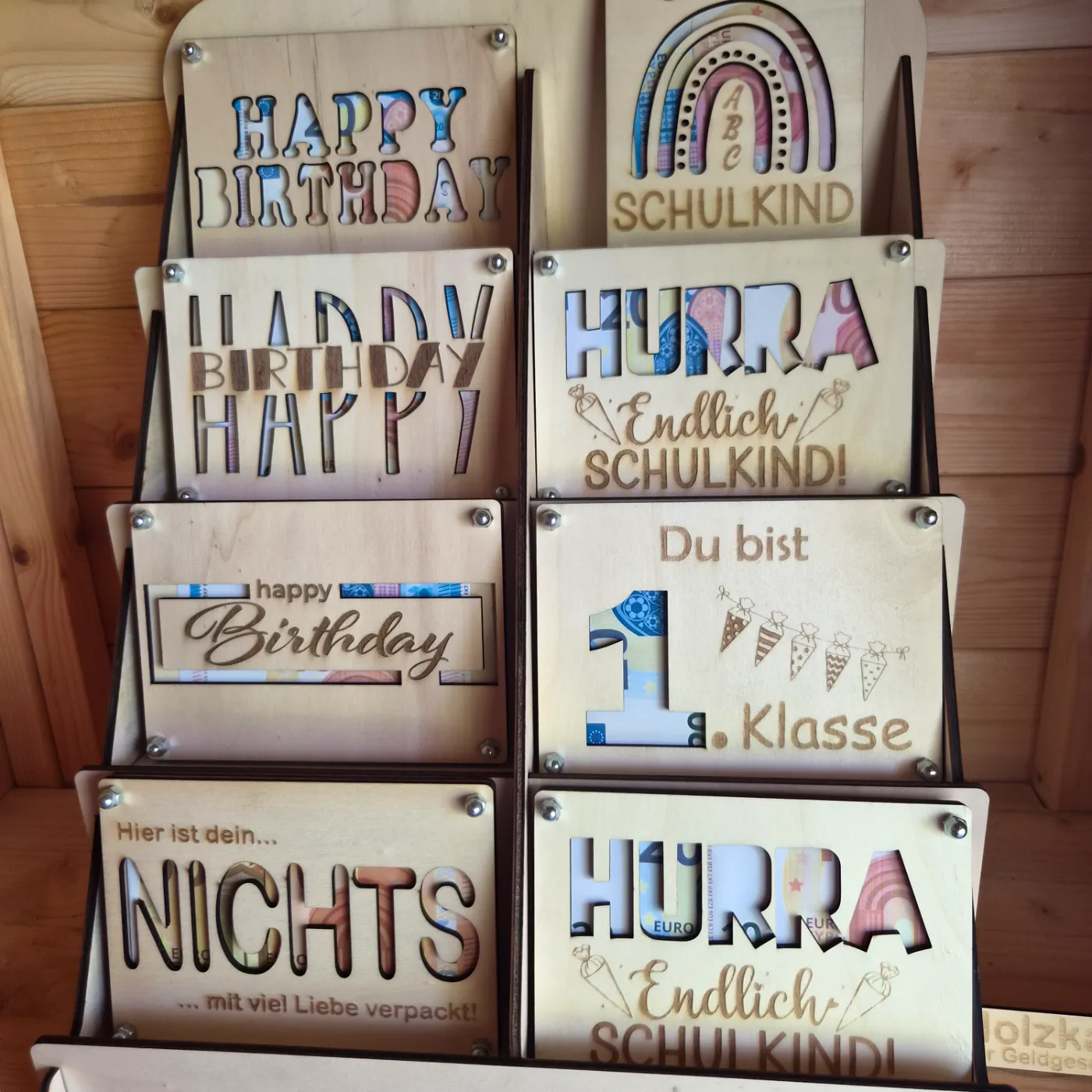 Geldgeschenke bei Minilädchen Fichtenfädchen