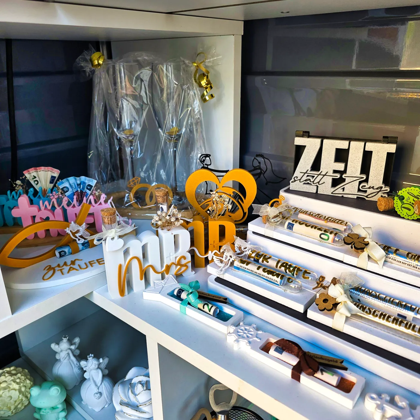 Hochzeitsgeschenke bei Selbstbedienungs-Häuschen