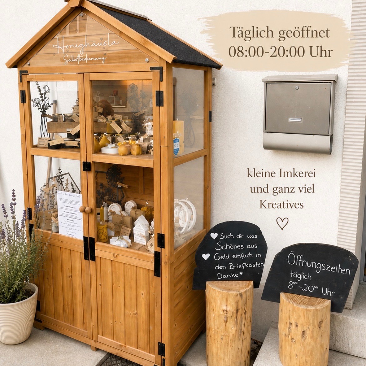 Honighäusla ❤️ direkt vor unsere Haustür in Burgkunstadt 🏡