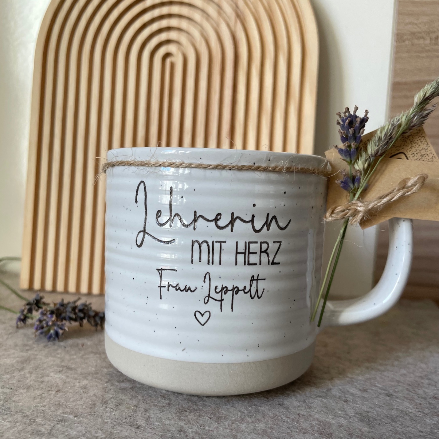 Tasse mit Wunschgravur 