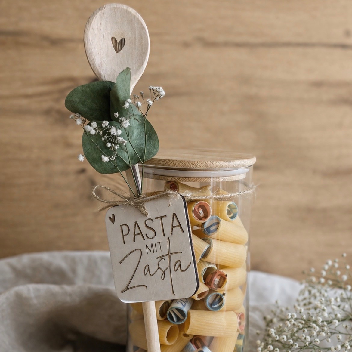 Pasta mit Zasta - Geldgeschenk 