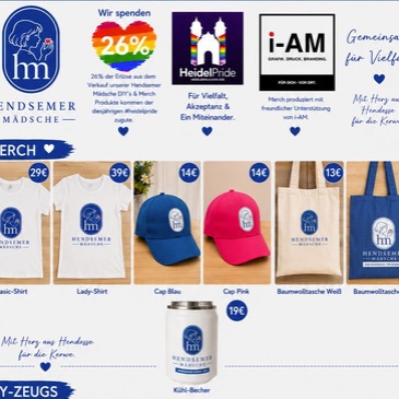 Merch bei Hendsemer Mädsche