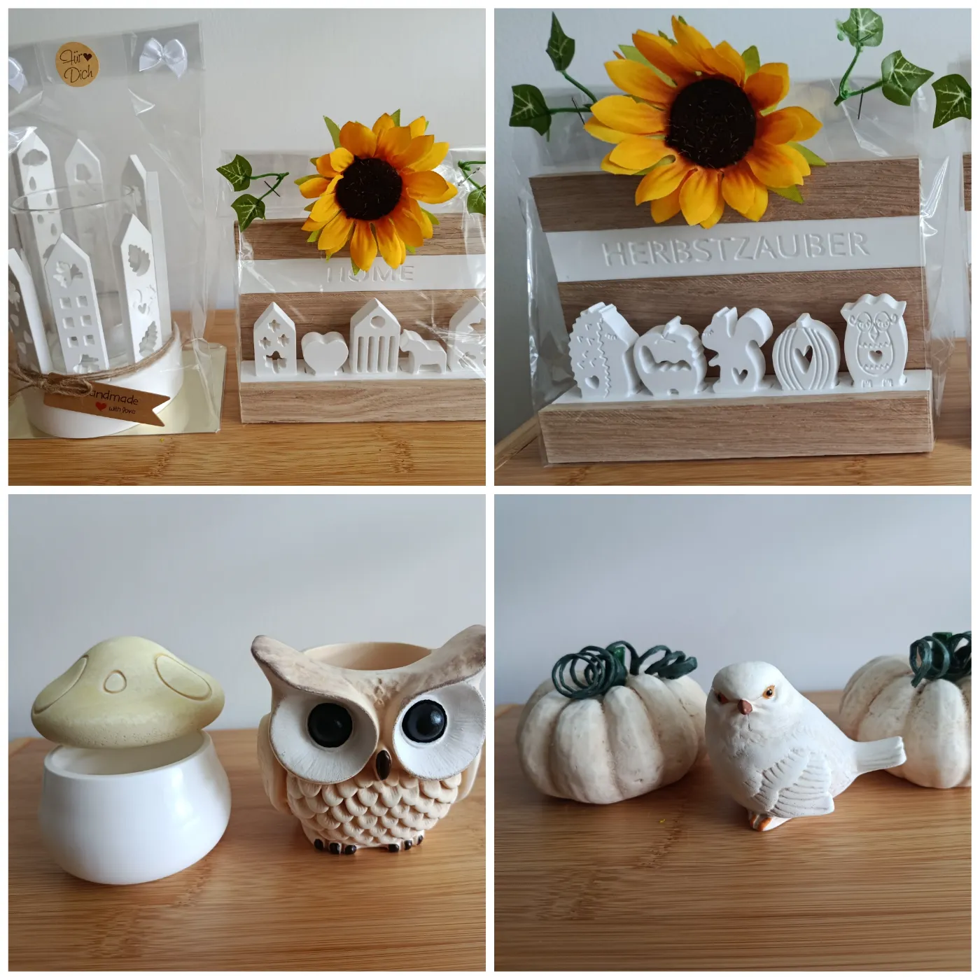 Deko aus Gießkeramik bei Kerstin's Bastelstube