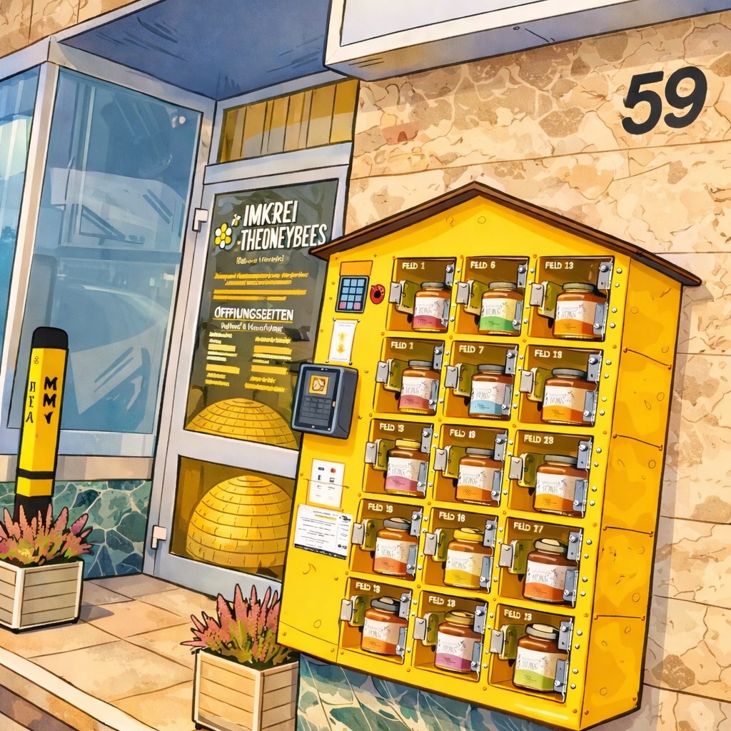 Honigautomat 24/7 Imkerei-TheHoneyBees Altwissloch – Bild 1