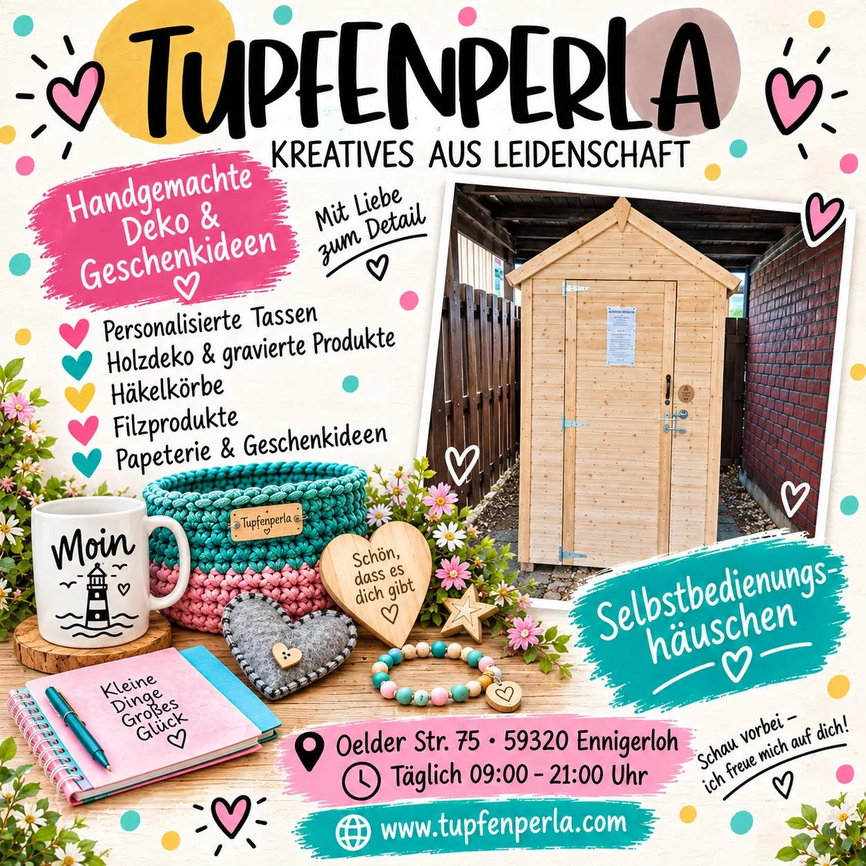 Tupfenperla's Selbstbedienungshäuschen – Bild 1