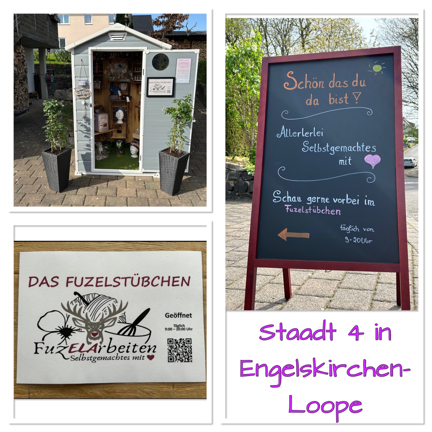 Das Fuzzelstübchen, auch wenn die Tür bei schlechtem Wetter einmal geschlossen sein sollte könnt ihr diese gerne an dem Riegel öffnen!